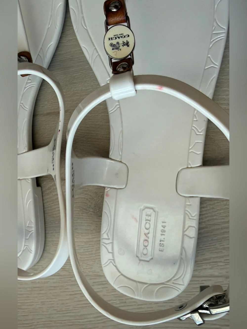 Coach Sandals / Flip-flops size 9